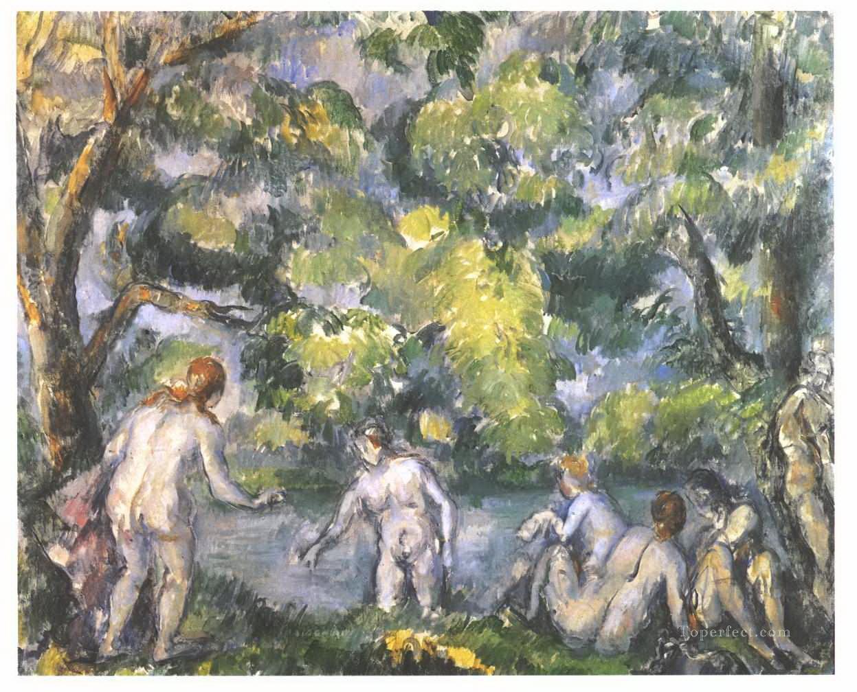 Bathers Paul Cezanne Oil Paintings
